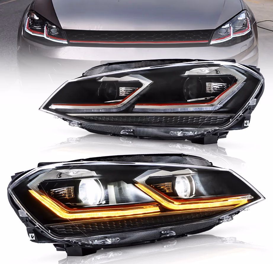 VW Golf Mk7.5 Headlights EU D2S 2018-2021 | VLAND EU (LHD)