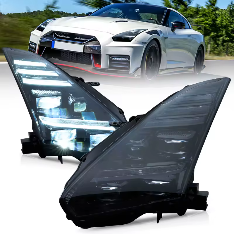 Nissan GT-R R35 LED priekšējie lukturi 2008–2023 | VLAND EU