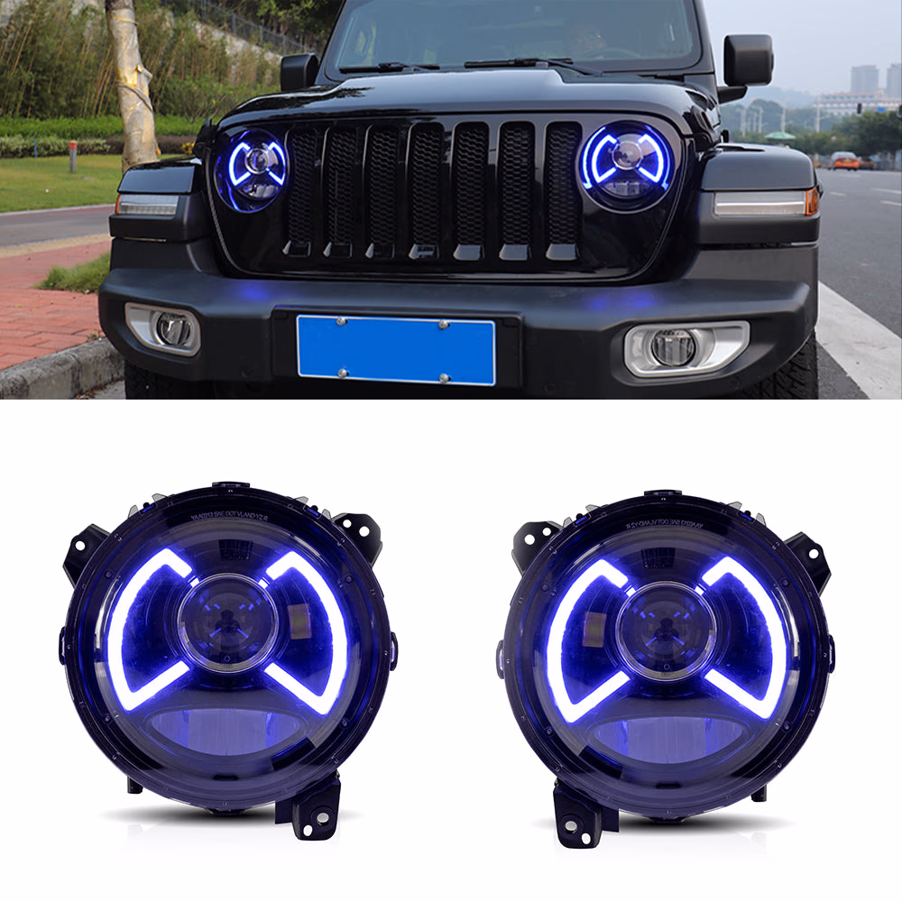 Jeep Wrangler Esituled LED Agressiivsed 2018-2024 | VLAND EU
