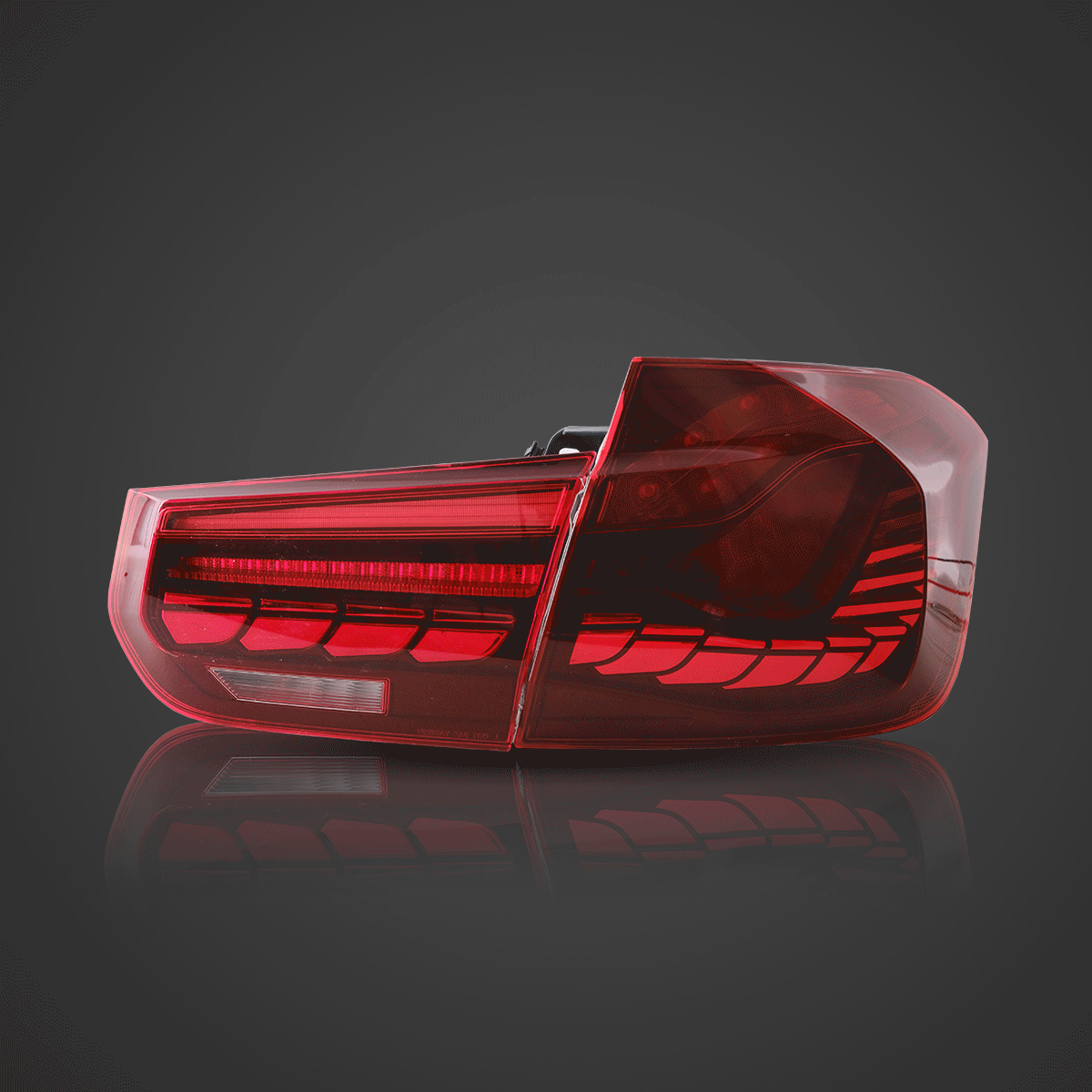 2012-2019 BMW 3 Series 6. generacja (F30 F80) tylne lampy OLED z dynamicznym oświetleniem powitalnym