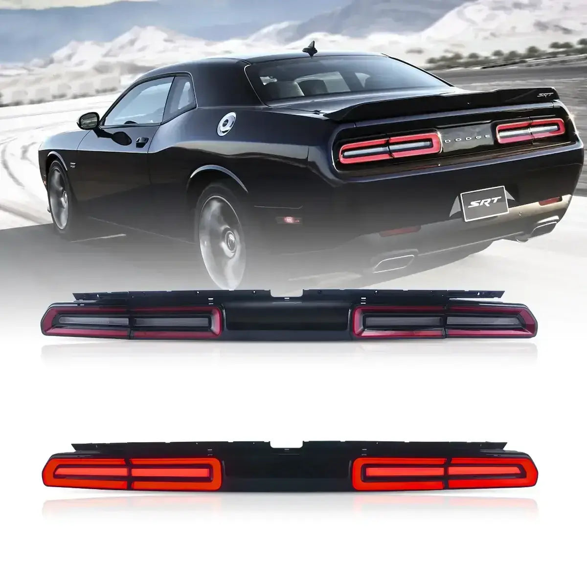 Dodge Challenger Lampy tylne LED 2008-2014 | VLAND EU