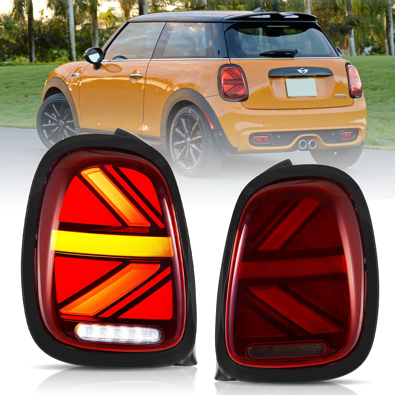 Mini Cooper Rückleuchten Voll-LED 2014-2019 | VLAND EU - Black