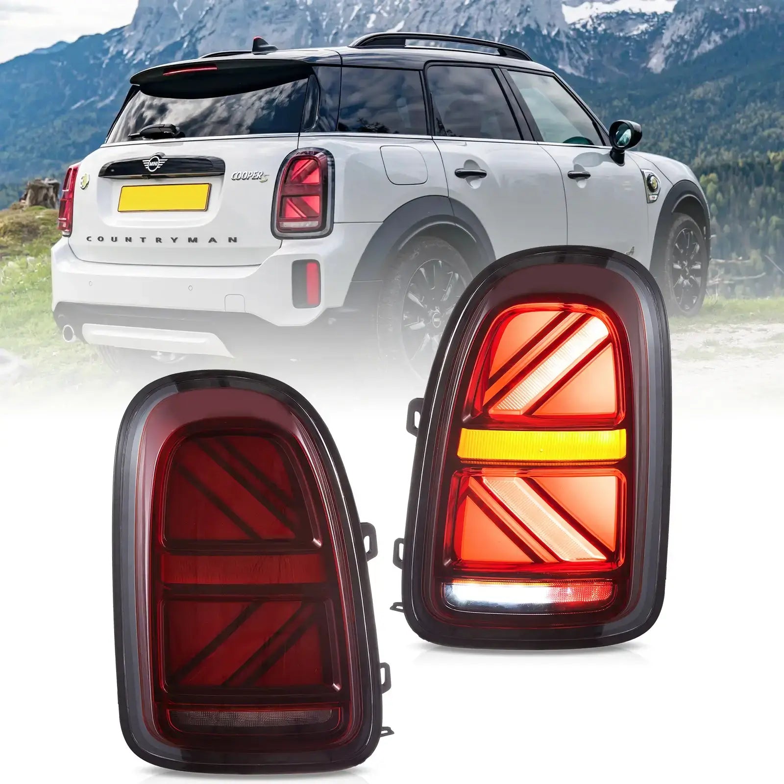 Mini Countryman F60 Tail lights LED 2017-2023 | VLAND EU - Smoked