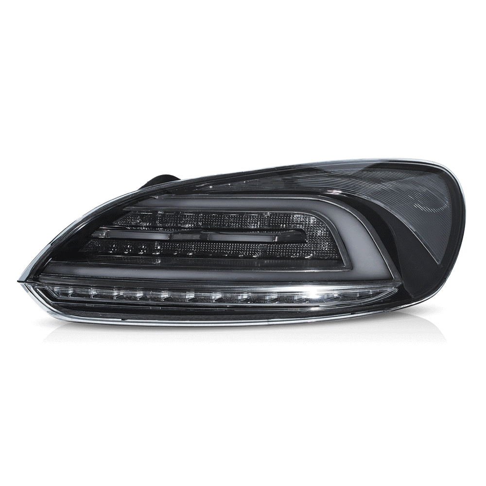 2009-2014 Volkswagen Scirocco LED-Rückleuchten mit orangener sequenzieller Blinkers | VLAND view 6