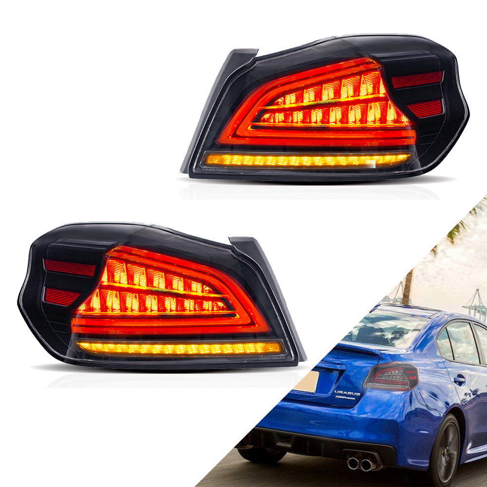 2015-2021 Subaru WRX & WRX STI 1th Gen(VA) LED Tail Lights With Sequential Turn Signal