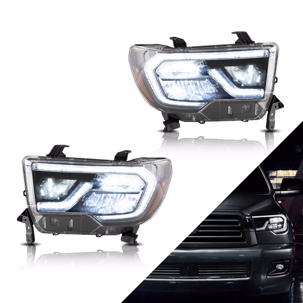 Toyota Tundra Headlights EU LED 2007-2021 | VLAND EU