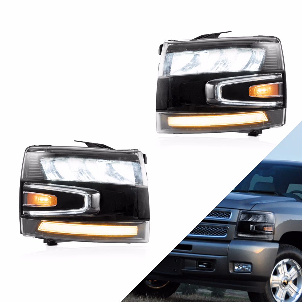 Chevrolet Silverado Phares LED 2007-2014 | VLAND EU